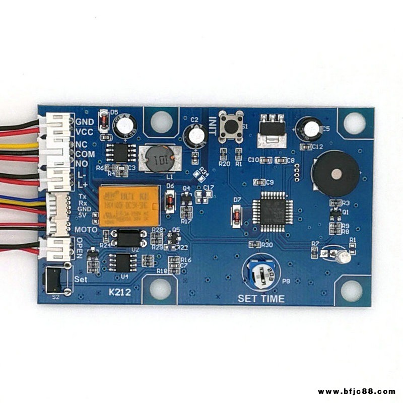 K212指紋模塊控制器 指紋鎖電路板 繼電器時間可調(diào) 城章科技 歡迎咨詢