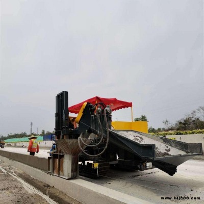 潤達路面路肩一次成型機 自動化路沿石生產設備 路肩成型滑模機