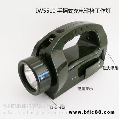 海洋王IW5510手搖式充電巡檢工作燈防汛救災(zāi)車輛檢修燈手提探照燈防爆燈廠家