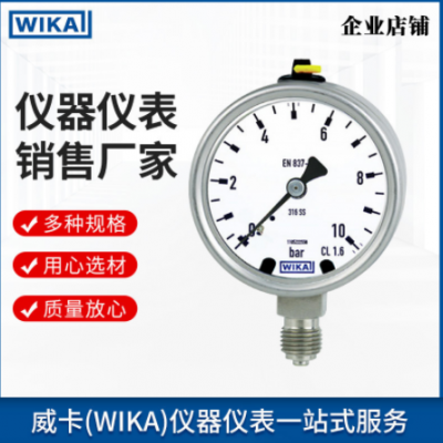 wika威卡波登管壓力表232.50.063EN837-1 壓力表全不銹鋼壓力表