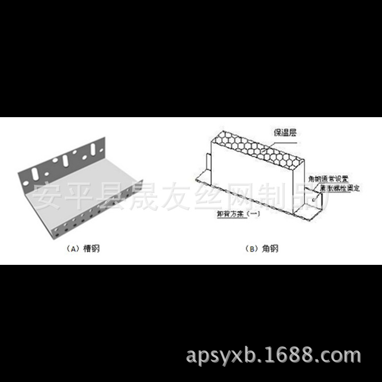 供應(yīng)河南鄭州外墻施工用保溫板托架 U型鋁合金卡條槽鋼角鋼托架示例圖18