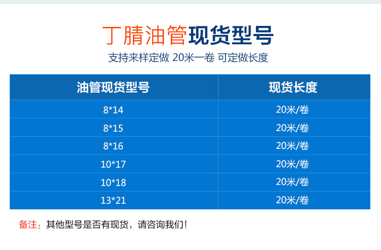 大廠直供10*18過油橡膠管機械發動機輸油管 NBR橡膠管 質保示例圖5