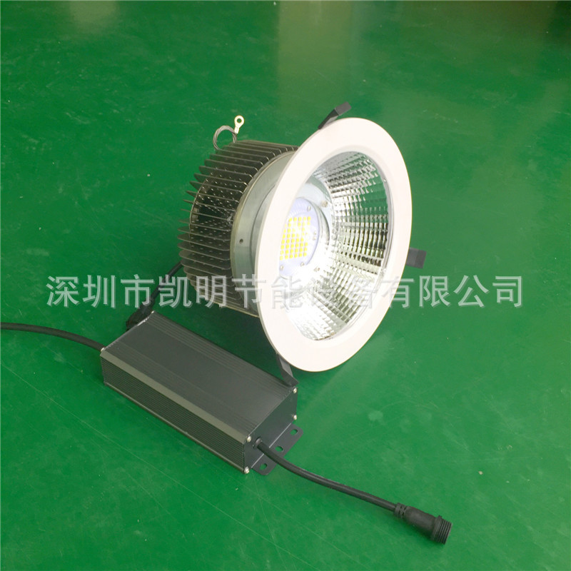 led射燈 白色墻壁裝斜射40w 50w 60w 80w 100w 120w 150w射燈示例圖8