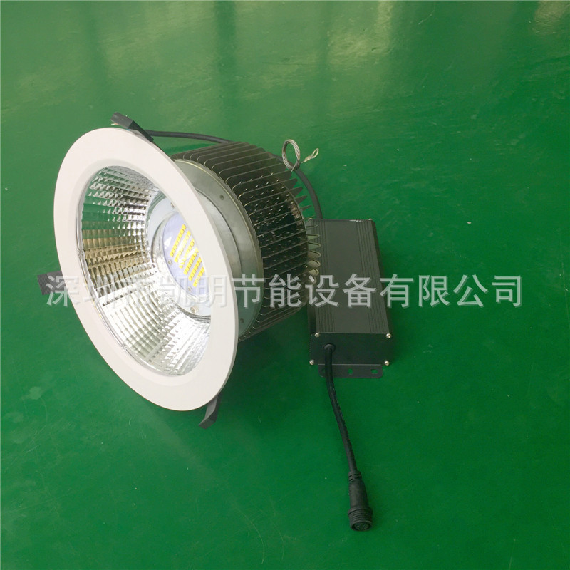 LED筒燈50W 60W防水LED天花射燈80W 100W 120W 150W不銹鋼COB筒燈示例圖8