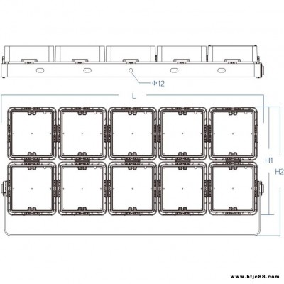 亞明LED投光燈TG10A模組型LED投光燈