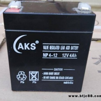 AKS奧克松蓄電池NP4-12 12V4AH通訊應急燈照明