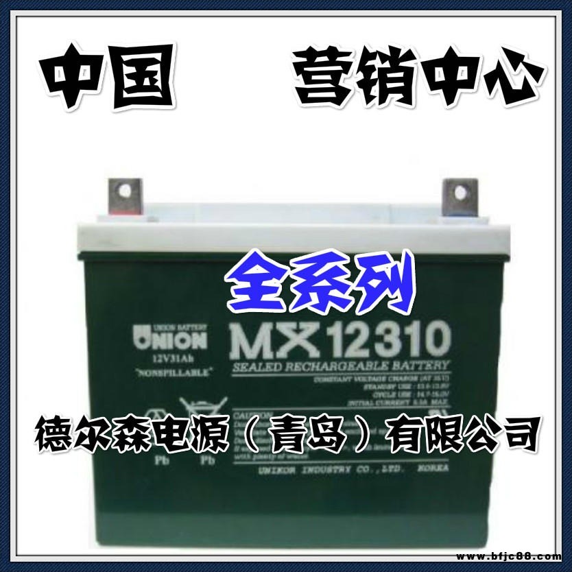 韓國UNION友聯蓄電池MX12800風能發電消防應急燈專用蓄電池12V80AH原廠促銷