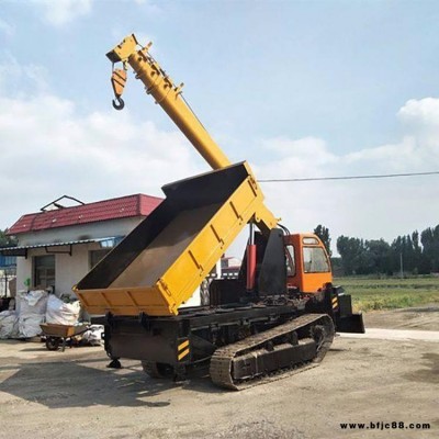 恒沃履帶式液壓隨車吊車 農用四不像隨車起重機 多功能履帶式隨車吊車