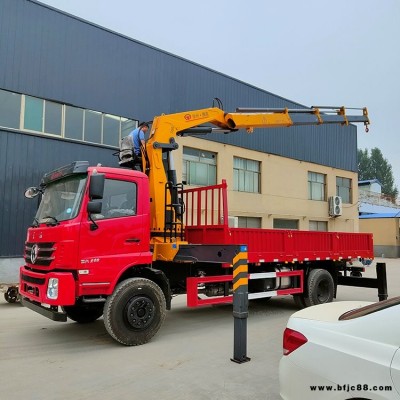 恒沃小型折臂式隨車吊 農(nóng)用建筑汽車隨車起重機 東風(fēng)汽車底盤自卸隨車吊