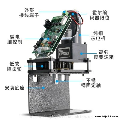 防雨自動開門機拉臂式自動門操作器單元門電動閉門器自動門控制系統廠家