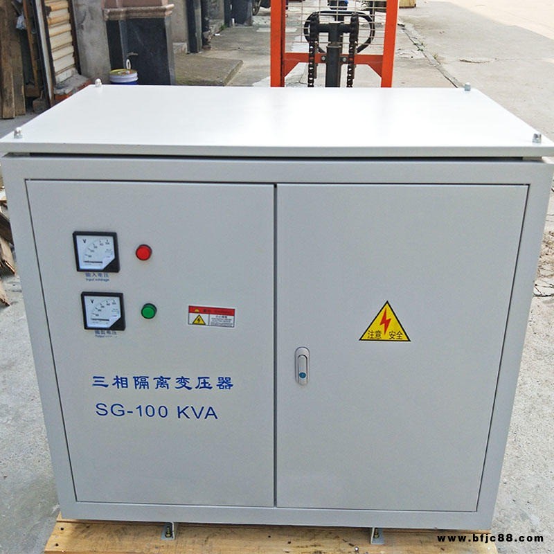 蔓江供應SG-100KVA千瓦伺服輸入380V轉輸出440V升壓電壓三相隔離變壓器三相電機專用隔離變壓器特殊電壓可定做