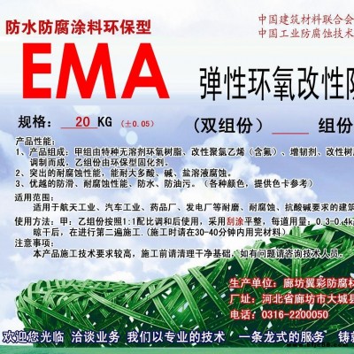 EMA彈性環(huán)氧改性防腐涂料 防水防腐涂料 廠家供應(yīng) 翼彩公司