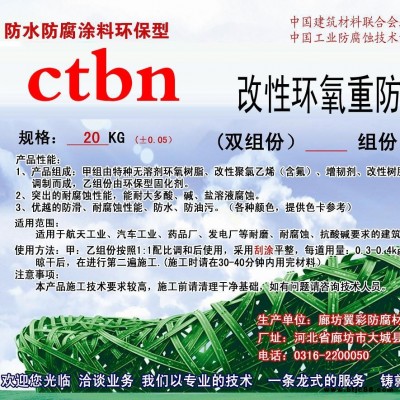 ctbn改性環(huán)氧重防腐涂料 防水防腐涂料 廠家供應(yīng) 翼彩公司