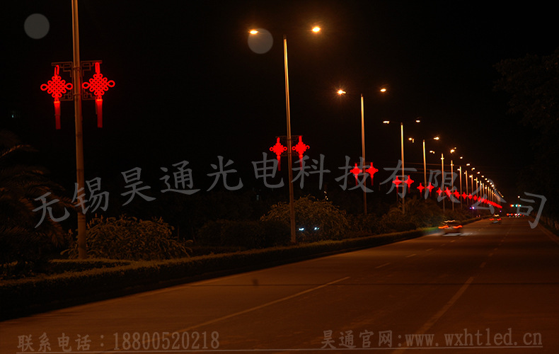 路燈中國結 LED中國結景觀燈 中國結燈 中國結路燈 LED中國結燈示例圖16