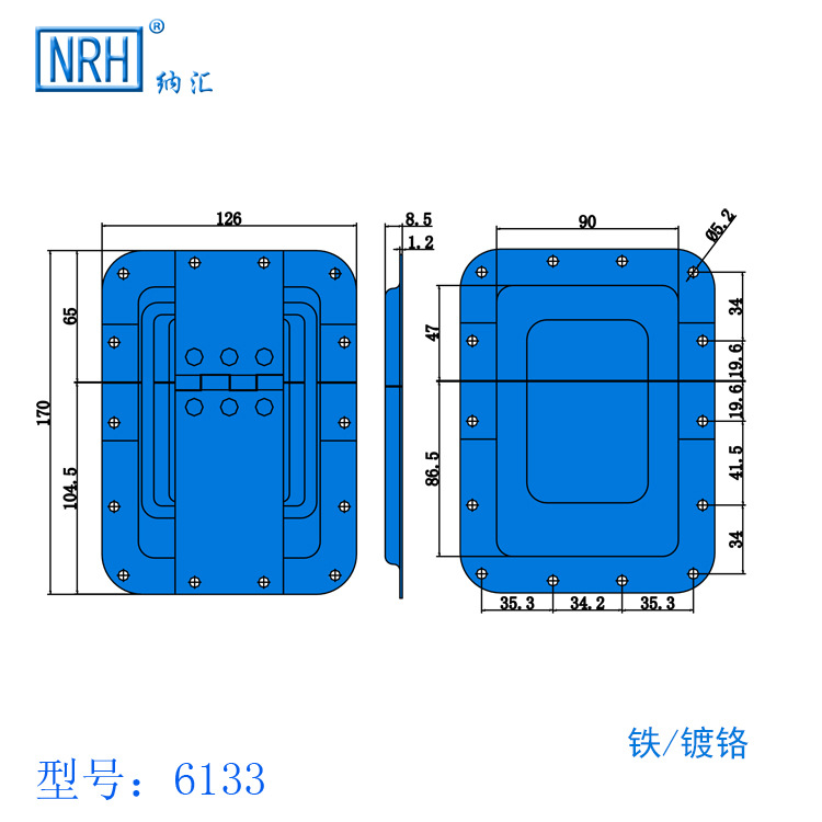 航空箱大合頁(yè)木箱支撐合頁(yè)搖頭燈箱激光燈箱合頁(yè)大號(hào)背撐合頁(yè)鉸鏈?zhǔn)纠龍D2