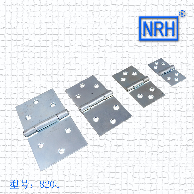 NRH/納匯通用箱包五金平開合頁 工業機械軸承合頁 木箱鐵鍍鋅合頁示例圖1