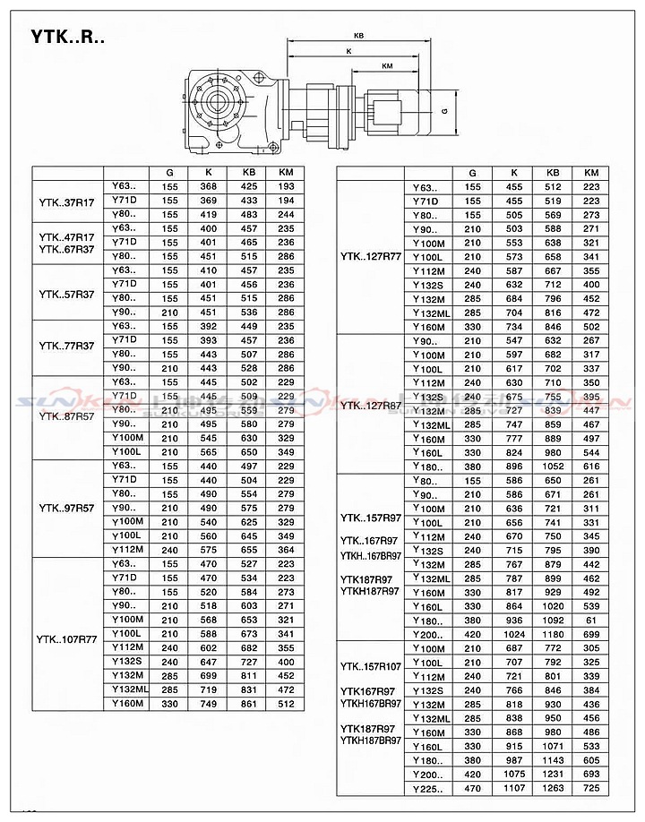 廠家特價上坤硬齒面齒輪箱 齒輪減速機K37-K187速比5.36-197.37示例圖20