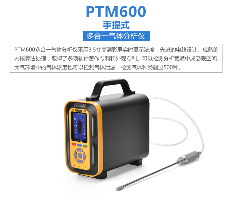 逸云天PTM600-THT手提泵吸式四氫噻吩濃度檢測分析儀記錄儀示例圖2