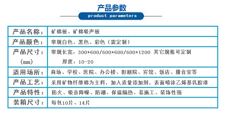 礦棉板廠家礦棉吸音板現(xiàn)貨示例圖2