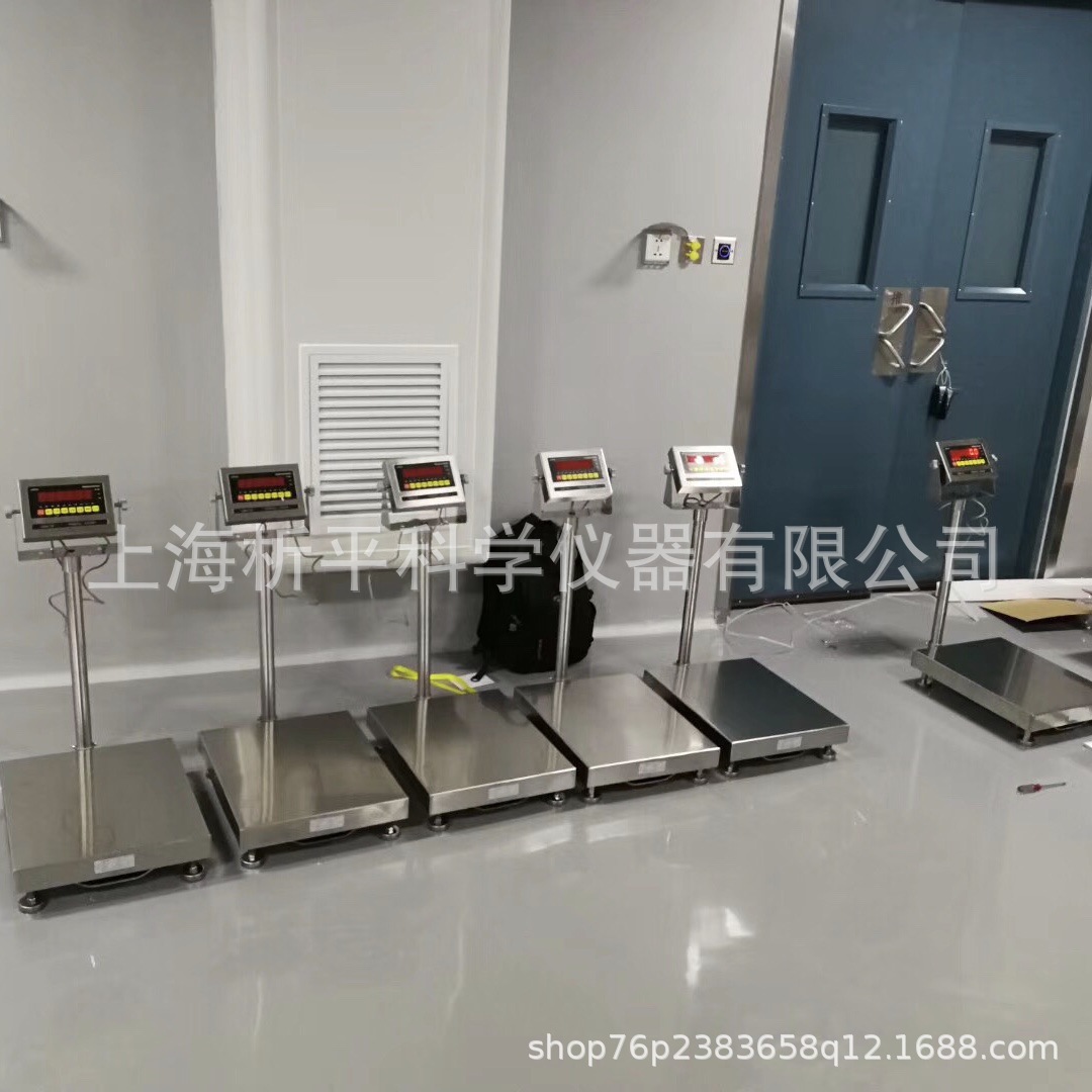 150kg精度10g防水電子臺秤 304全不銹鋼防水臺秤 工業性臺秤示例圖1