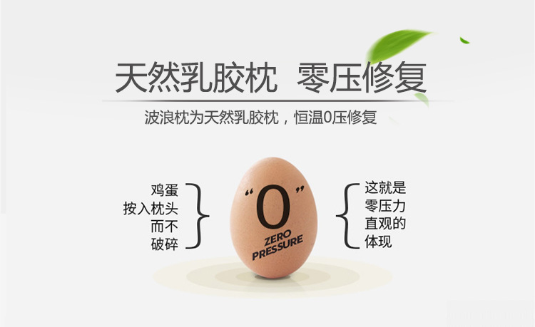 乳膠狼牙枕 一件代發(fā)帶顆粒舒適按摩枕助眠枕頭乳膠枕示例圖6