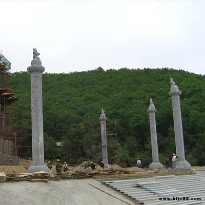 漢白玉文化柱石雕圖騰柱寺廟石雕龍柱生產廠家