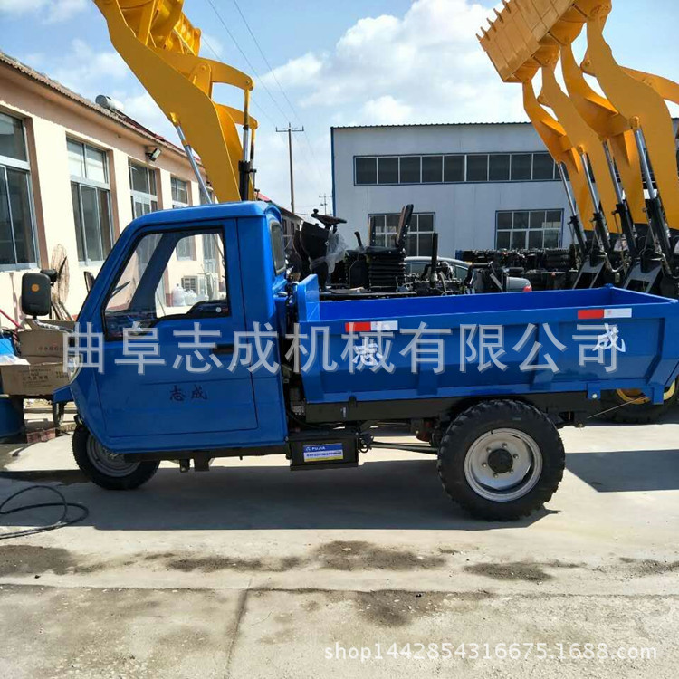 18馬力柴油農(nóng)用三輪車 2T自卸式工程翻斗車 建筑砂石運(yùn)輸車 熱銷示例圖10